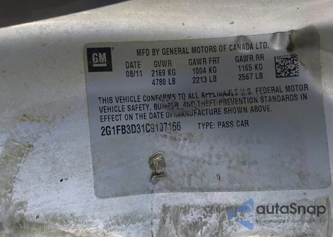 2012 Chevrolet Camaro 1Lt z USA, uszkodzony, nr VIN 2G1FB3D31C9107166